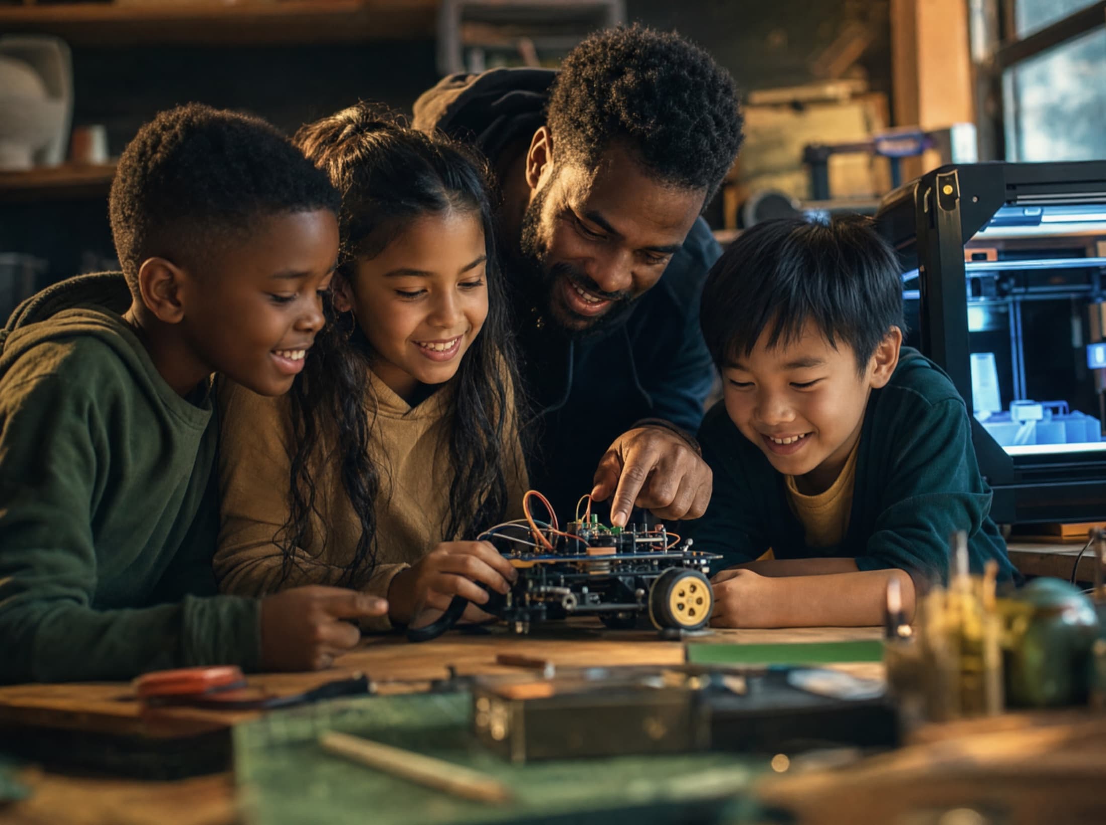 The first time a kid sees the future, everything changes.
